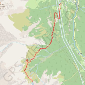 Lac de Bastampe GPS track, route, trail