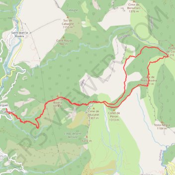 Cime de roccasiera GPS track, route, trail