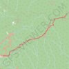 Charlies Bunion via Appalachian Trail from Newfound Gap in Great Smoky Mountains National Park GPS track, route, trail