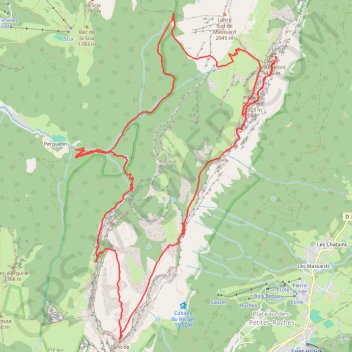 Dent de Crolles - Sangle des Arches GPS track, route, trail