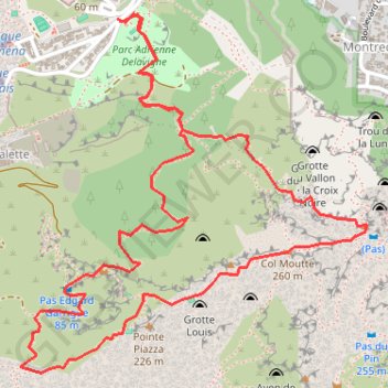 Massif de Marseilleveyre GPS track, route, trail