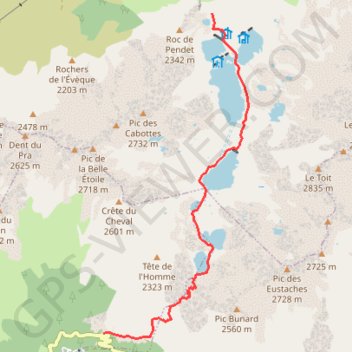 Les 7 laux GPS track, route, trail