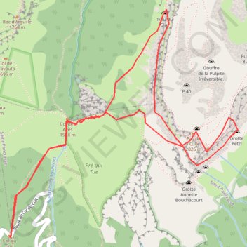 Dent de Crolles GPS track, route, trail