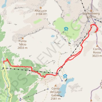 Corno del Camoscio GPS track, route, trail