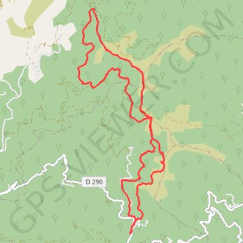 Cévennes méridionales - Col de La Pierre Levée - Crêtes de la Montagne du Liron - Col Lougares GPS track, route, trail