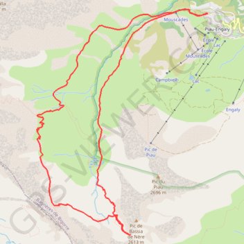 La Hourquette de Chermentas GPS track, route, trail
