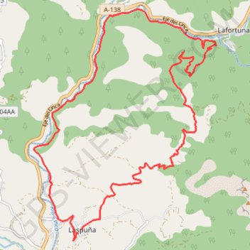 ZL007 Las Pozas del Cinca GPS track, route, trail