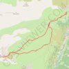 Col du Pourteillou - Gèdre GPS track, route, trail