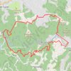 Auribeau et la siagne GPS track, route, trail