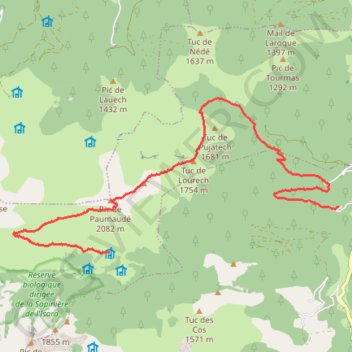 Cabane de Traumas - Freychendech GPS track, route, trail