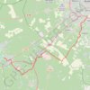 Talence - Biganos par les petites routes et la voie cyclable GPS track, route, trail