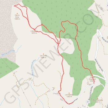 Clôt la CIME GPS track, route, trail