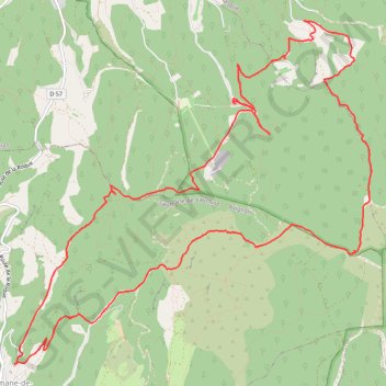 Saumane de Vaucluse GPS track, route, trail
