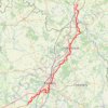 De Sainte-Maure-de-Touraine à Lusignan sur le chemin de Compostelle GPS track, route, trail