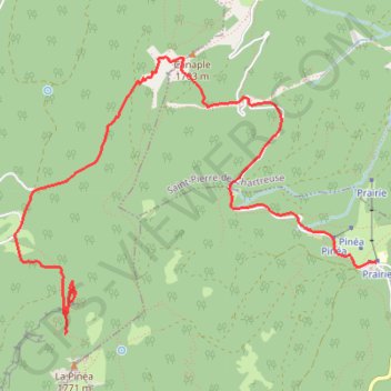 La Pinéa GPS track, route, trail
