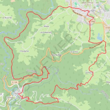La Galoche GPS track, route, trail