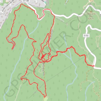 Randonnée du 10/02/2023 à 19:10 GPS track, route, trail