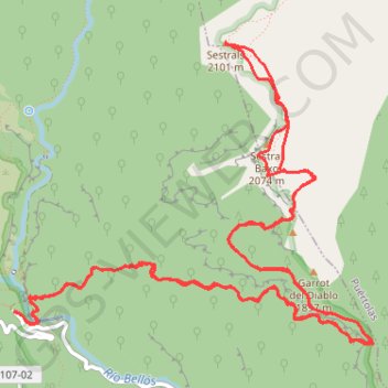 Grand Sestrales - Sestral Alto GPS track, route, trail