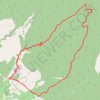 Ventoux - Les Colombets - Curnier - Landerots - Fébrier GPS track, route, trail
