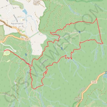 Los Organos GPS track, route, trail