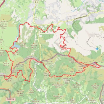 La Rhune GPS track, route, trail