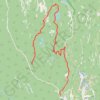 Nordic backcountry ski on Into Woods trail GPS track, route, trail