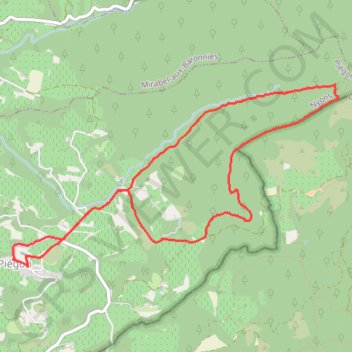 Piègon - Montagne de Buisse GPS track, route, trail
