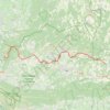 Massif des ocres du Luberon sur le GR 6 GPS track, route, trail