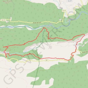 Les Ferres - Conségudes GPS track, route, trail