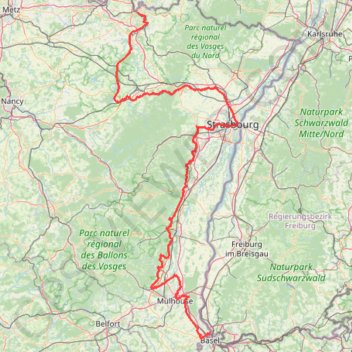EuroVélo 5 - Via Romea GPS track, route, trail