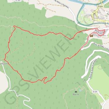 La rouvierette GPS track, route, trail
