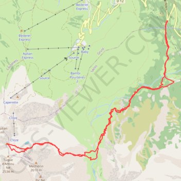 Arriou Né GPS track, route, trail