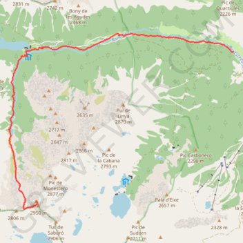 Pic de Peguera GPS track, route, trail