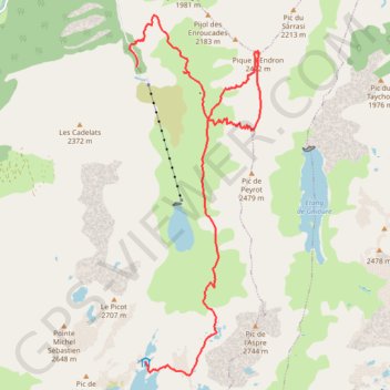 PIQUE D'ENDRON GPS track, route, trail