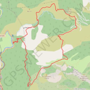 Le Reveston La Madone d'Utelle GPS track, route, trail