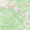 Bourg Charente vers Chateauneuf flow velo 47 kms AR GPS track, route, trail