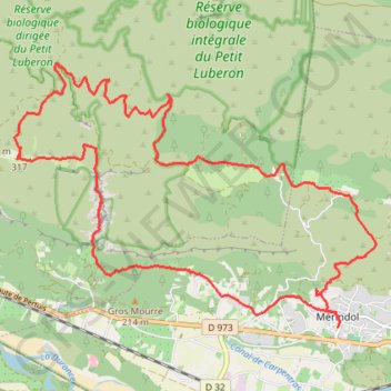 Rando Gorges du régalon GPS track, route, trail