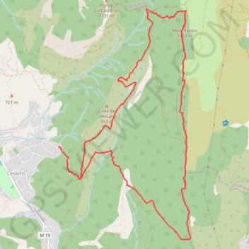 Crête du Férion GPS track, route, trail