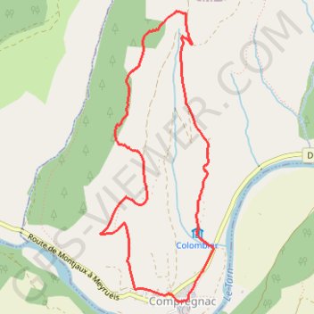 Caselles du ravin du Capelier GPS track, route, trail