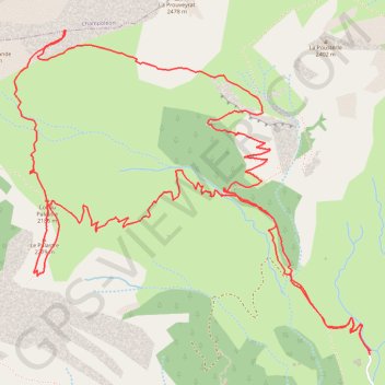 Le palastre GPS track, route, trail