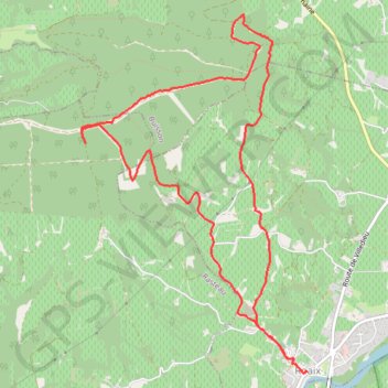 Roaix-Combe du Bon Poirier GPS track, route, trail