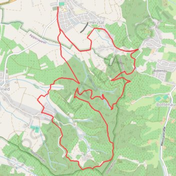 Weinschleife Bottenau - Nußbach GPS track, route, trail