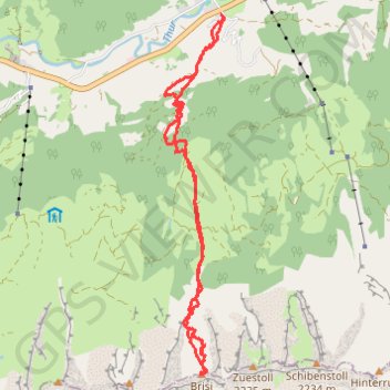 Brisi GPS track, route, trail