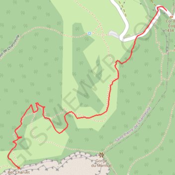 Bec Charvet GPS track, route, trail
