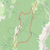 Plaine d'Arbounouse à Corençon en Vercors GPS track, route, trail