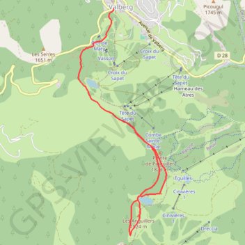 Sentier Planétaire GPS track, route, trail