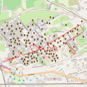 26 juil. 2022 , c , pompei aller GPS track, route, trail
