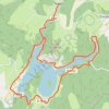 Autour du lac du laouzas GPS track, route, trail