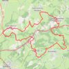 Saint-Marcel-de-Félines, Néronde, Bussières, Sainte-Colombe-sur-Gand, Saint-Just-la-Pendue GPS track, route, trail
