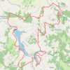 Lavaud Lacs Haute Charente 33 kms GPS track, route, trail